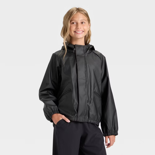 Girls hooded rain - -, all