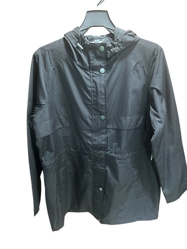 Time and tru black hooded - black,
